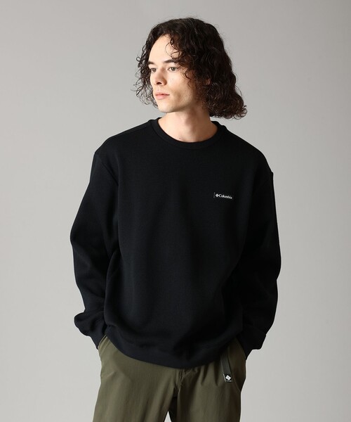 Columbia(コロンビア)の「Columbia/ ラヴェルリッジクルー /コロンビア(スウェット・メンズ・ブラック/ネイビー/グレー/ブラック系その他・S/M/L)」の1枚目の写真