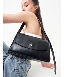 SEMICODE（セミコード）の「capture bag mini - crinkle black（メッセンジャーバッグ）」