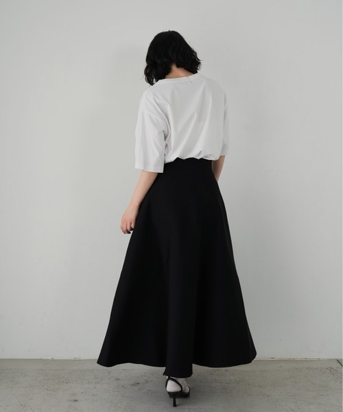 Cla STEllaR(クラステラ)の「きれいめ ニットフレアスカート ロング ブラック(スカート・レディース・ブラック・X-SMALL/SMALL/MEDIUM)」の11枚目の写真