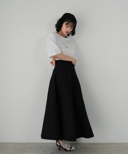 Cla STEllaR(クラステラ)の「きれいめ ニットフレアスカート ロング ブラック(スカート・レディース・ブラック・X-SMALL/SMALL/MEDIUM)」の14枚目の写真