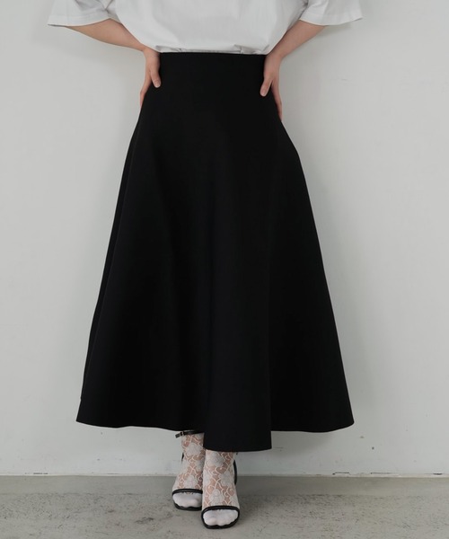 Cla STEllaR(クラステラ)の「きれいめ ニットフレアスカート ロング ブラック(スカート・レディース・ブラック・X-SMALL/SMALL/MEDIUM)」の22枚目の写真