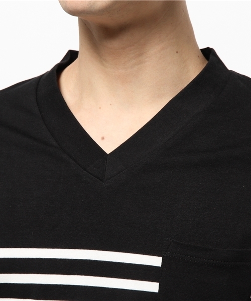 NANO universe(ナノユニバース)の「40/2パネルボーダーTee L/S(Tシャツ/カットソー・メンズ・その他3/その他2/その他1/その他4・LARGE/X-LARGE/MEDIUM/SMALL)」の10枚目の写真