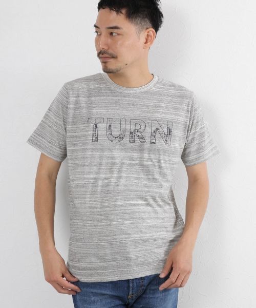 GLOBAL WORK（グローバルワーク）の「コーマテンジクプリントＴＥＥ/713280（Tシャツ/カットソー・メンズ・グレー/ホワイト系その他/カーキ/ブラック/ネイビー/その他1/ホワイト/ワインレッド/オフホワイト/グレー系その他・X-LARGE/SMALL/LARGE/MEDIUM）」の6枚目の写真