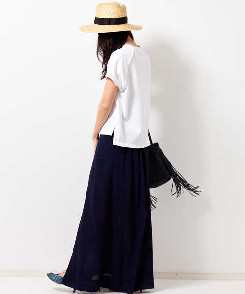 AMERICAN RAG CIE(アメリカンラグシー)の「AMERICAN RAG CIEラグランプルオーバー/208-AHS-L161-CT138(Tシャツ/カットソー・レディース・ホワイト/ブラック/グレー系その他・FREE)」の5枚目の写真