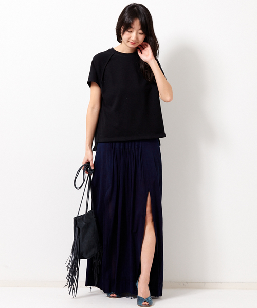AMERICAN RAG CIE(アメリカンラグシー)の「AMERICAN RAG CIEラグランプルオーバー/208-AHS-L161-CT138(Tシャツ/カットソー・レディース・ホワイト/ブラック/グレー系その他・FREE)」の16枚目の写真