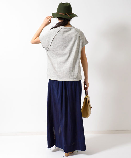 AMERICAN RAG CIE(アメリカンラグシー)の「AMERICAN RAG CIEラグランプルオーバー/208-AHS-L161-CT138(Tシャツ/カットソー・レディース・ホワイト/ブラック/グレー系その他・FREE)」の9枚目の写真