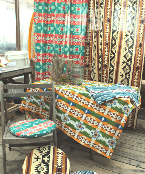 チャイハネ(チャイハネ)の「【チャイハネ】チマヨ柄テーブルクロス Lサイズ(ランチョンマット/テーブルウェア・レディース・ベージュ/ネイビー/ターコイズブルー/グリーン・FREE)」の12枚目の写真