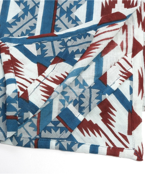 チャイハネ(チャイハネ)の「【チャイハネ】チマヨ柄テーブルクロス Lサイズ(ランチョンマット/テーブルウェア・レディース・ベージュ/ネイビー/ターコイズブルー/グリーン・FREE)」の7枚目の写真