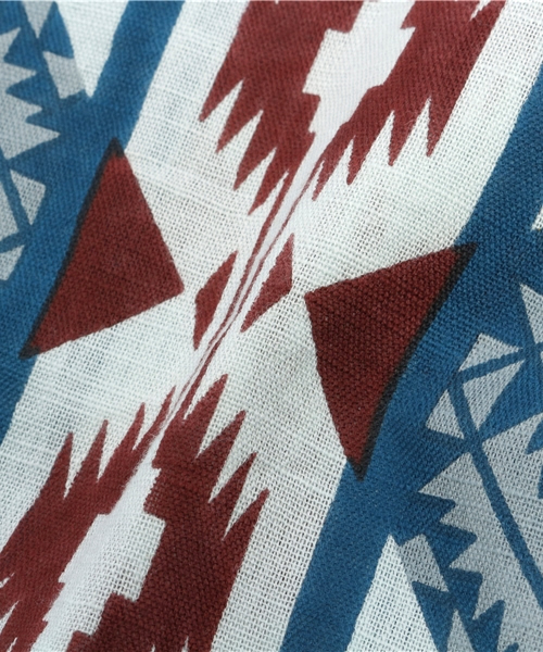 チャイハネ(チャイハネ)の「【チャイハネ】チマヨ柄テーブルクロス Lサイズ(ランチョンマット/テーブルウェア・レディース・ベージュ/ネイビー/ターコイズブルー/グリーン・FREE)」の8枚目の写真