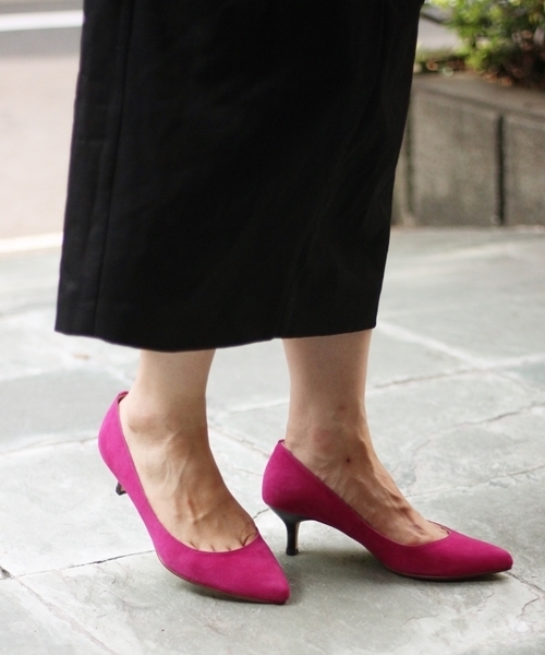 LE TALON（ルタロン）の「【LEE10月号・With10月号掲載】【低反発クッション使用】5cmレザーポインテッドプレーン◆（パンプス・レディース・ベージュ/グレー/ネイビー/ピンク/ベージュ系その他・38/36/37/35.5/36.5/35/37.5）」の5枚目の写真