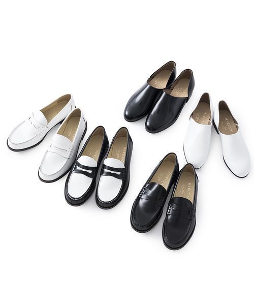 SALON adam et rope'（サロン アダム エ ロペ）の「【SALON X HARUTA 】LOAFER（パンプス・レディース・ブラック×ホワイト/ブラック/ホワイト・24.0cm/24.5㎝/23.5㎝/23.0cm）」の5枚目の写真