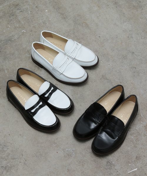 SALON adam et rope'（サロン アダム エ ロペ）の「【SALON X HARUTA 】LOAFER（パンプス・レディース・ブラック×ホワイト/ブラック/ホワイト・24.0cm/24.5㎝/23.5㎝/23.0cm）」の16枚目の写真