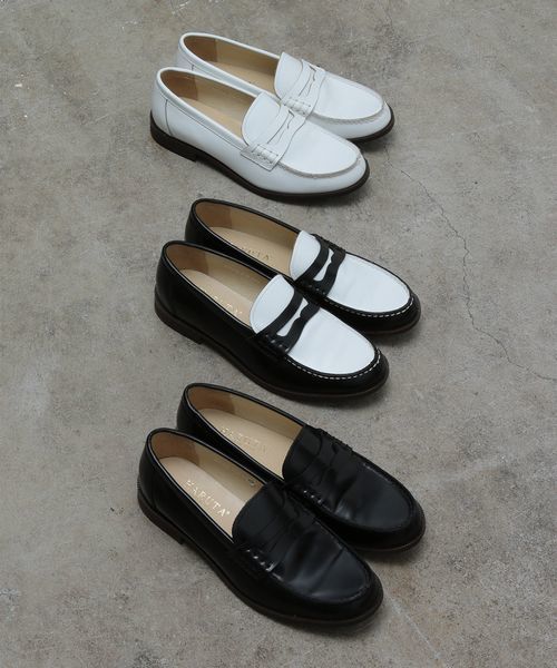 SALON adam et rope'（サロン アダム エ ロペ）の「【SALON X HARUTA 】LOAFER（パンプス・レディース・ブラック×ホワイト/ブラック/ホワイト・24.0cm/24.5㎝/23.5㎝/23.0cm）」の17枚目の写真