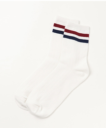 SEVENDAYS=SUNDAY | ライン入りショートソックス(ソックス/靴下)