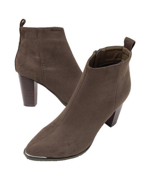 titivate(ティティベイト)の「フロントプレートブーツ(ブーツ・レディース・ブラック系その他/ブラウン/ブラック・LL/M/S/L)」の3枚目の写真