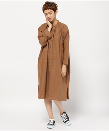 LBC | ラミー起毛スタンドワンピース   (ワンピース)