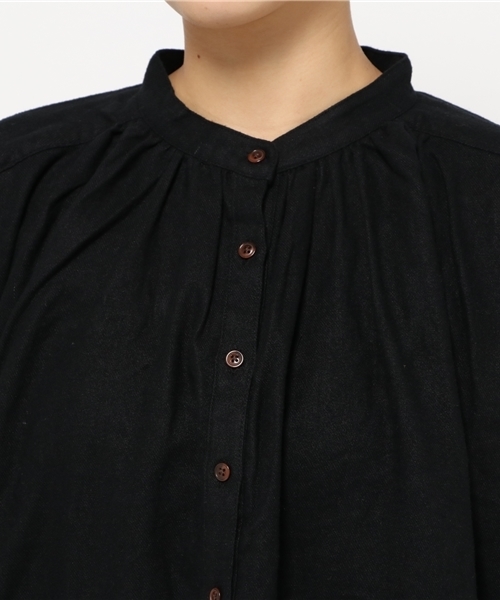 LBC（エルビーシー）の「ラミー起毛スタンドワンピース   （ワンピース・レディース・オレンジ/ネイビー/ブラック・MEDIUM）」の7枚目の写真