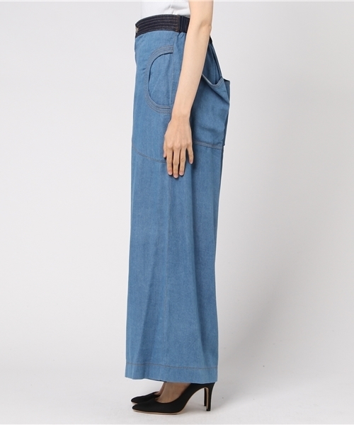 TSUMORI CHISATO（ツモリチサト）の「ｻﾃﾝｽﾄﾚｯﾁﾃﾞﾆﾑ（デニムパンツ