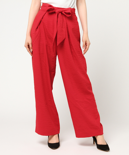 セール リボンベルトワイドパンツ その他パンツ Rose Bud Couples ローズ バッド カップルズ のファッション通販 Zozotown