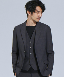 【WEB別注/軽量/3ピース対応】フォルモザリングニットジャケット