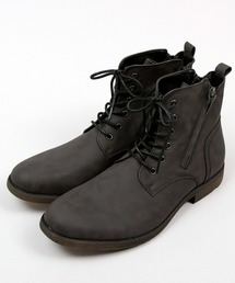 ８(eight) | プレーンブーツ PUレザー サイドZIP(ブーツ)