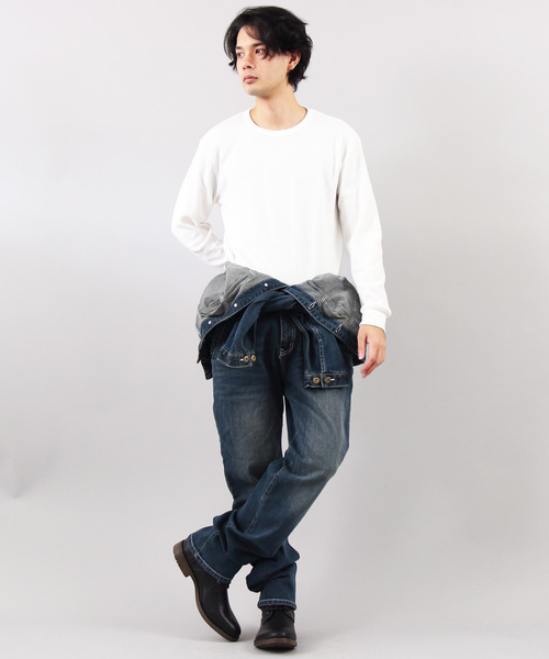 ８(eight)（エイト）の「PUレザーサイドZIPプレーンブーツ（ブーツ・メンズ・ブラック/ブラック系その他/ダークブラウン/ブラック系その他2/キャメル・25.5cm/26.0cm/26.5cm/27.0cm/28.0cm）」の11枚目の写真