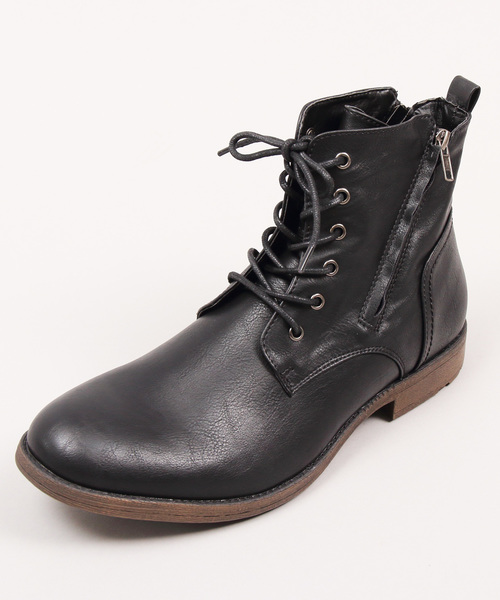 ８(eight)（エイト）の「PUレザーサイドZIPプレーンブーツ（ブーツ・メンズ・ブラック/ブラック系その他/ダークブラウン/ブラック系その他2/キャメル・25.5cm/26.0cm/26.5cm/27.0cm/28.0cm）」の19枚目の写真