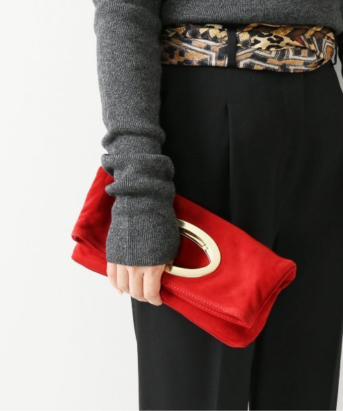 VERMEIL par iena（ヴェルメイユパーイエナ）の「LAULA DI MAGGIO ミニ 2ツオリ クラッチ◆（クラッチバッグ・レディース・レッド/カーキ/キャメル・FREE）」の3枚目の写真