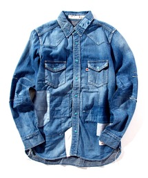 BLUE SAKURA | DENIM SHIRT H/USED(シャツ/ブラウス)