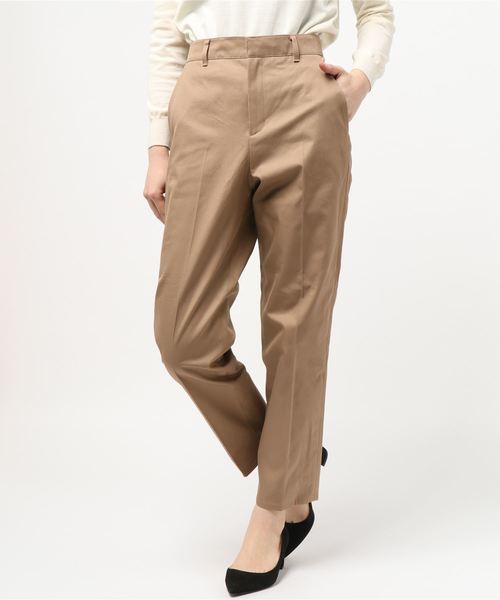 BLUE LABEL CRESTBRIDGE（ブルーレーベルクレストブリッジ）の「センタープレス　チノパンツ（その他パンツ・レディース・ベージュ・38/36）」の4枚目の写真