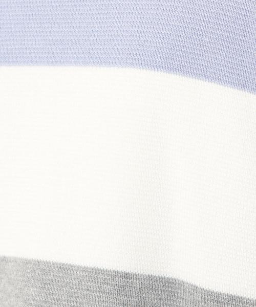 BEAUTY&YOUTH UNITED ARROWS(ビューティーアンドユースユナイテッドアローズ)の「BY ミラノリブ パネルボーダー ウォッシャブル ニット ◆(ニット/セーター・メンズ・ホワイト/ベージュ/ライラック・X-LARGE/LARGE/SMALL/MEDIUM)」の15枚目の写真