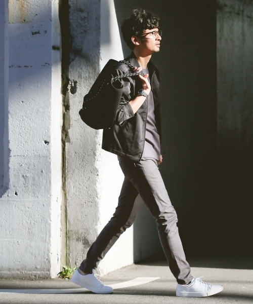 BLISS POINT(ブリスポイント)の「ストレッチスキニーパンツ/781135(その他パンツ・メンズ・ブラック/ベージュ/グレー・LARGE/MEDIUM/SMALL)」の2枚目の写真