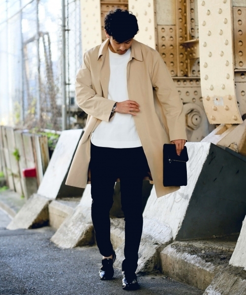 BLISS POINT(ブリスポイント)の「ストレッチスキニーパンツ/781135(その他パンツ・メンズ・ブラック/ベージュ/グレー・LARGE/MEDIUM/SMALL)」の1枚目の写真