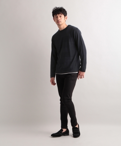 BLISS POINT(ブリスポイント)の「ストレッチスキニーパンツ/781135(その他パンツ・メンズ・ブラック/ベージュ/グレー・LARGE/MEDIUM/SMALL)」の8枚目の写真