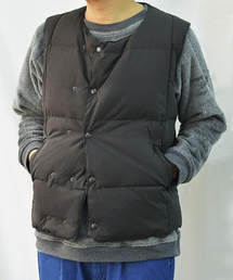 LAMOND : PEACH DOUBLE DOWN VEST