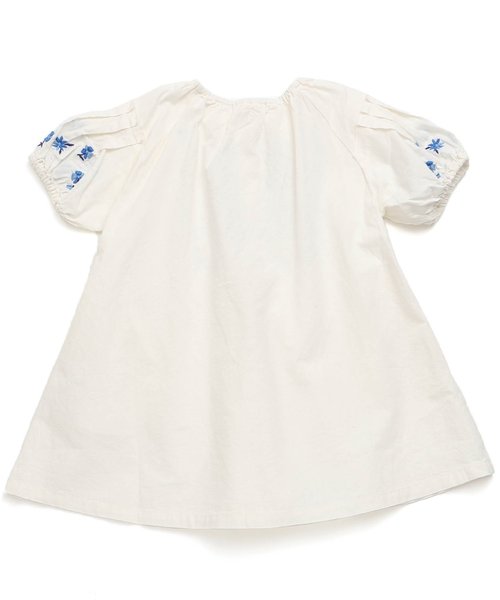 Seraph（セラフ）の「花刺繍ワンピース（ワンピース・キッズ・ネイビー/アイボリー・100/110/120/130/140/80/90/95）」の5枚目の写真