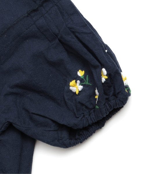 Seraph（セラフ）の「花刺繍ワンピース（ワンピース・キッズ・ネイビー/アイボリー・100/110/120/130/140/80/90/95）」の9枚目の写真