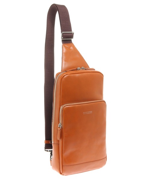 MACKINTOSH PHILOSOPHY（ﾏｯｷﾝﾄｯｼｭ ﾌｨﾛｿﾌｨｰ）の「≪MACKINTOSH PHILOSOPHY ／ マッキントッシュ　フィロソフィー≫ ブレイヴァル　シリーズ　普段使い＆旅行で使える　スムースレザーのワンショルダー　73112（ショルダーバッグ・メンズ・ブラック/ネイビー/ブラウン系その他/グレー/ブラック系/ネイビー系・FREE）」の4枚目の写真