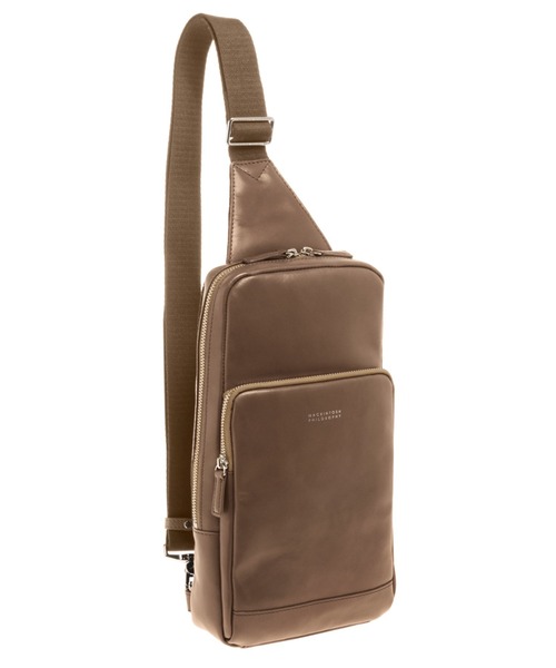 MACKINTOSH PHILOSOPHY（ﾏｯｷﾝﾄｯｼｭ ﾌｨﾛｿﾌｨｰ）の「≪MACKINTOSH PHILOSOPHY ／ マッキントッシュ　フィロソフィー≫ ブレイヴァル　シリーズ　普段使い＆旅行で使える　スムースレザーのワンショルダー　73112（ショルダーバッグ・メンズ・ブラック/ネイビー/ブラウン系その他/グレー/ブラック系/ネイビー系・FREE）」の3枚目の写真