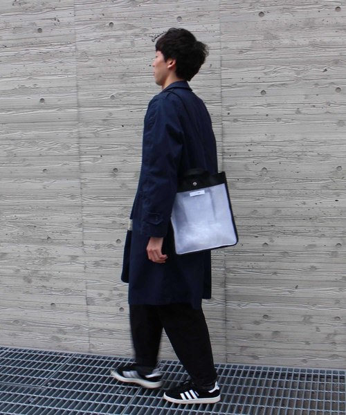 Sinfu（シンフ）の「【SINFU/ シンフ】メッシュ×ビニール 2WAY トートバッグ（トートバッグ・レディース・ホワイト/ブラック/ブラウン・FREE）」の13枚目の写真