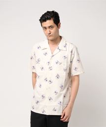 HYSTERIC GLAMOUR | BIGYANK×HYSTERIC HG×BY LOGO総柄 半袖オープンカラーSH(シャツ/ブラウス)