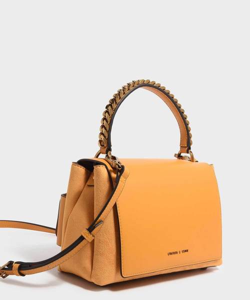 CHARLES & KEITH(チャールズ & キース)の「ボウディテールハンドバッグ / Bow Detail Handbag(ハンドバッグ・レディース・ダークグリーン/マスタード/プラム/ライトブルーグレー・M)」の22枚目の写真