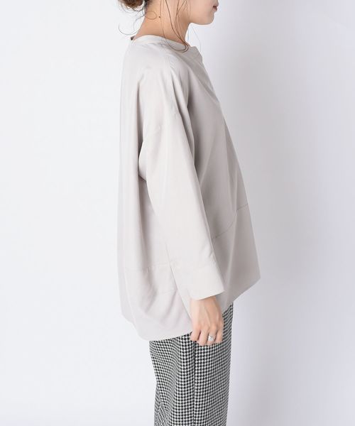 SHIPS（シップス）の「【手洗い可能】コクーンブラウス◇（シャツ/ブラウス・レディース・ブラック/ライトグレー/ピンク・ONE SIZE）」の16枚目の写真