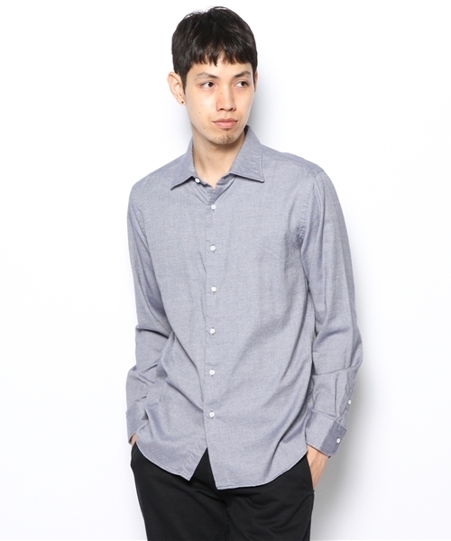 UNITED ARROWS（ユナイテッドアローズ）の「UAB コットンフラノシャツ（mg1311uB) ◆（シャツ/ブラウス・メンズ・ターコイズブルー/コバルトブルー/ライラック/レッド/ダークグリーン/ロイヤルブルー・X-SMALL/SMALL/MEDIUM/LARGE/X-LARGE）」の4枚目の写真