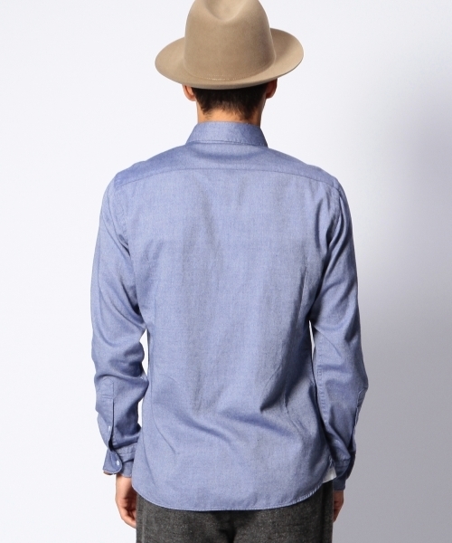 UNITED ARROWS（ユナイテッドアローズ）の「UAB コットンフラノシャツ（mg1311uB) ◆（シャツ/ブラウス・メンズ・ターコイズブルー/コバルトブルー/ライラック/レッド/ダークグリーン/ロイヤルブルー・X-SMALL/SMALL/MEDIUM/LARGE/X-LARGE）」の9枚目の写真