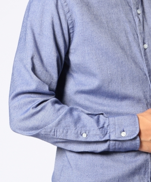 UNITED ARROWS（ユナイテッドアローズ）の「UAB コットンフラノシャツ（mg1311uB) ◆（シャツ/ブラウス・メンズ・ターコイズブルー/コバルトブルー/ライラック/レッド/ダークグリーン/ロイヤルブルー・X-SMALL/SMALL/MEDIUM/LARGE/X-LARGE）」の11枚目の写真