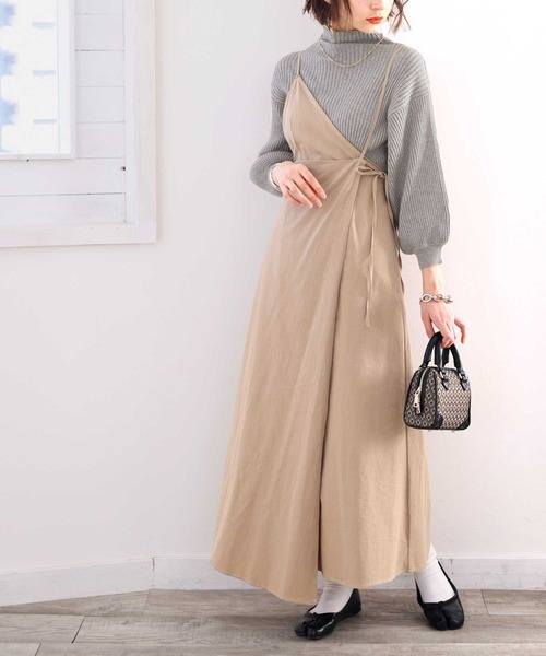 classicalelf（クラシカルエルフ）の「柔らか綿100%。袖ぽわん、ボトルネックパフスリーブリブニット（ニット/セーター・レディース・ブラック/アイボリー/杢グレー/ベージュ/モカ/チャコール・MEDIUM/LARGE/X-LARGE/SMALL）」の17枚目の写真