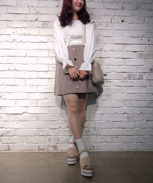 one after another NICE CLAUP（ワンアフターアナザーナイスクラップ）の「ハートキルティングショルダーBAG（ショルダーバッグ・レディース・ブラック/アイボリー/モカ・FREE）」の11枚目の写真