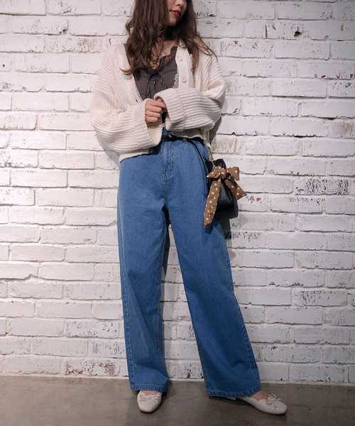 one after another NICE CLAUP（ワンアフターアナザーナイスクラップ）の「ハートキルティングショルダーBAG（ショルダーバッグ・レディース・ブラック/アイボリー/モカ・FREE）」の12枚目の写真