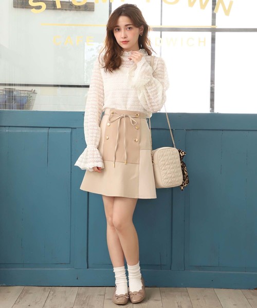 one after another NICE CLAUP（ワンアフターアナザーナイスクラップ）の「ハートキルティングショルダーBAG（ショルダーバッグ・レディース・ブラック/アイボリー/モカ・FREE）」の17枚目の写真